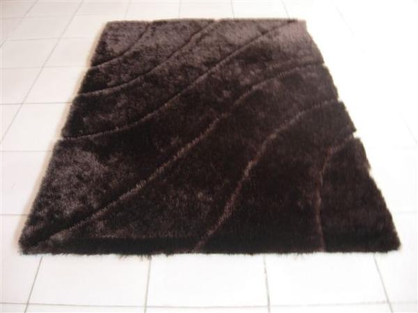 Simple But Non-dull Design Polyester Silk 2400G/SQM 4 CM Long Pile Shaggy Carpet
