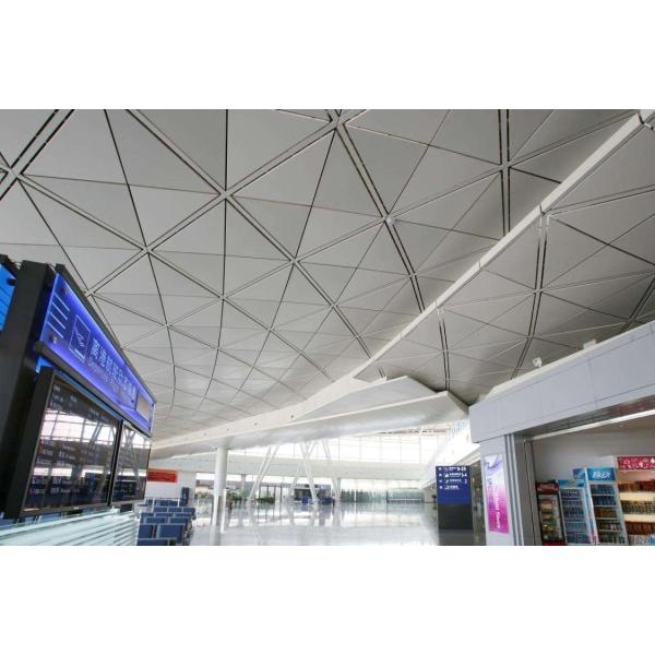 1mm Triangular Metal Ceiling Tiles Perforated Aluminium ISO9001