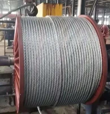 7/10 BS 183 Cable de comunicación de alambre de acero galvanizado 7/3.25 mm para asta de bandera