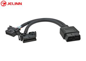 OBD2 Splitter Y Cable With 16-core 20AWG Thick Wires for Kia Hyundai Dodge Jeep