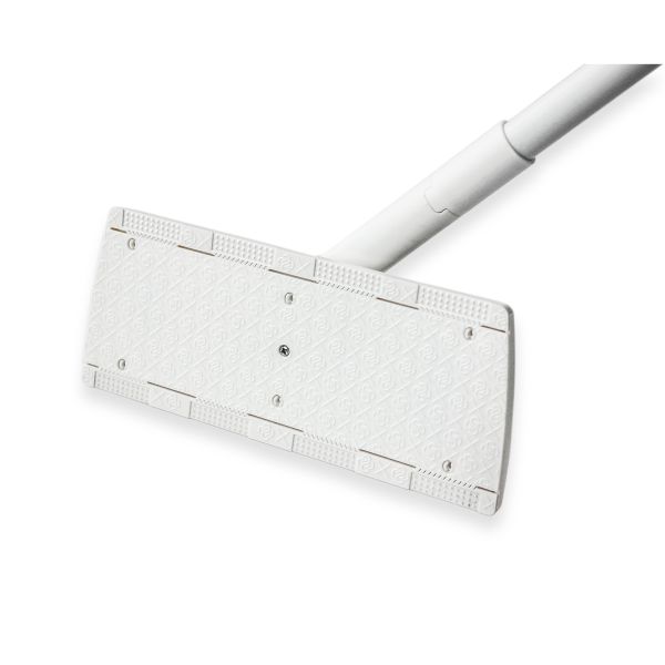 Self-Clamping 23cm Microfiber Mop with 360-Degree Swivel for Effortless Floor Cleaning