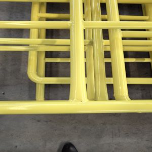 Spray-coated Railing