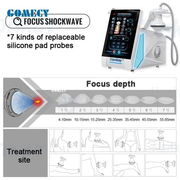 EMFOCUS Regeneration Therapy Focused Shock Wave Therapy Machine for Pain Relief and Physio Equipment