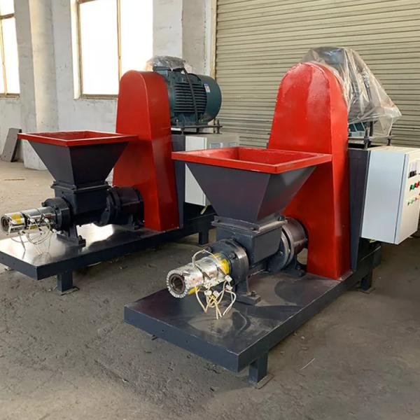Industrial Boilers Biomass Pressing Machine 18.5kw Bio Briquettes Manufacturing Machine