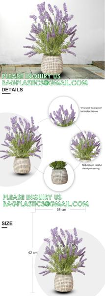 Artificial Bonsai Tree Juniper Faux Plants Indoor Fake Plants Decor with Ceramic Pots for Home Table Office Desk