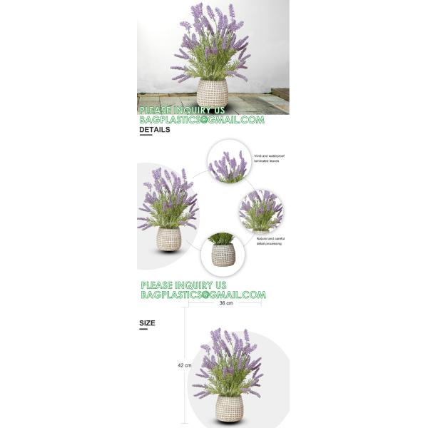 Artificial Bonsai Tree Juniper Faux Plants Indoor Fake Plants Decor with Ceramic Pots for Home Table Office Desk