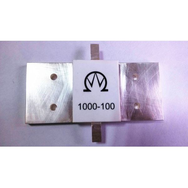 RF Resistor Dummy Load Resistor with -55℃~ +125℃ Operating Temperature 1.2~1.3 Standing Wave Ratio and Copper Nickel Plated Flange Mount