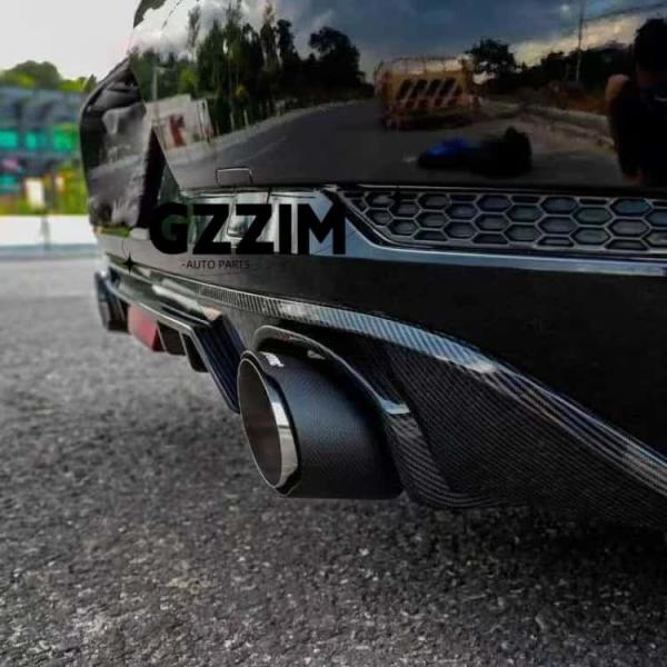 ABS/PP Material Rear Bumper Lip Spoiler Diffuser for Golf 7.5 To GT Style