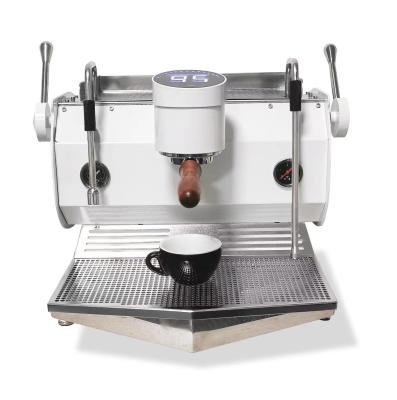 6.0L Duplo Grupo Elétrico de aço inoxidável máquina de café Espresso para cappuccino e latte