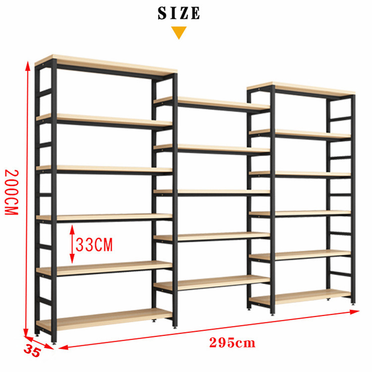 5-Layer Minimalist Design Aluminum Freestanding Display Shelves Supermarket Aisle & Corner Retail Shelf Dividers Home Furniture