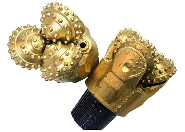 Open Pit Mine Roller Cone Drill Bit More Footage Drilled Cemented Carbide Insert