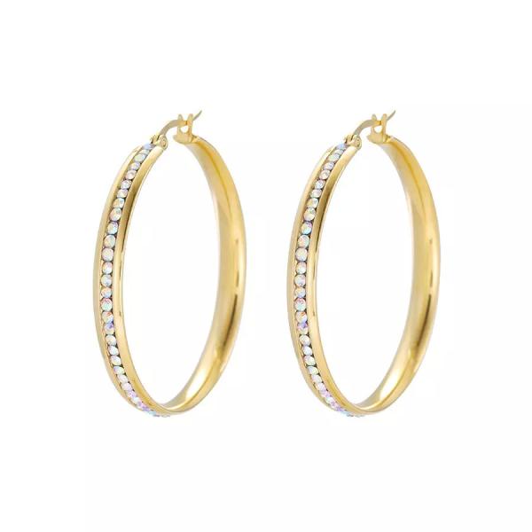 Versatile Gold Heart Drop Earrings