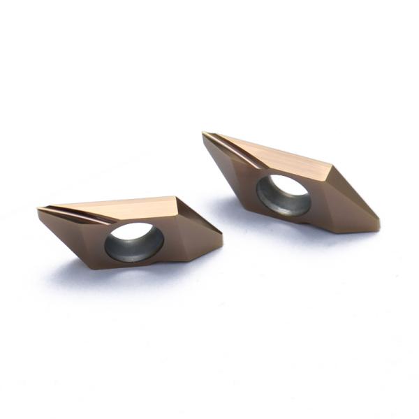 Plaquettes de tournage en carbure TBP 60FR-20 pour l'usinage de pièces en acier sur tour CNC avec opérations de coupe lisse