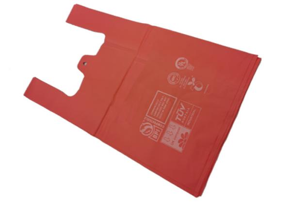 Singlet Shape 1 MIL Kitchen Waste Bags Biodegradable Trash Can Liners