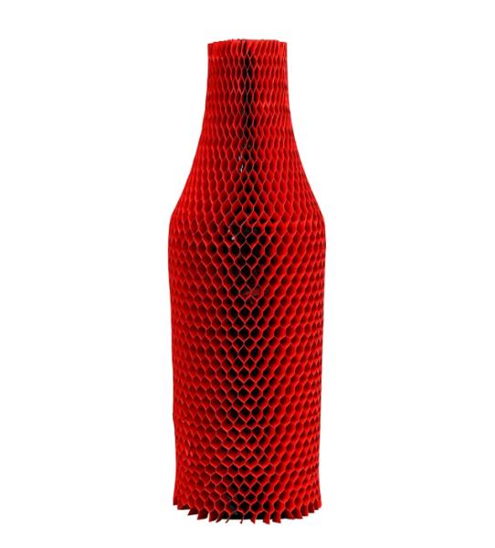 Honeycomb Kraft Paper Sleeve Cover Recyclable Material For Fragile Items Packaging