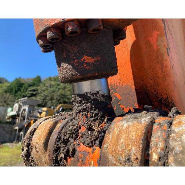 Cor Original 12Ton Usado Hitachi EX 120 Excavator EX120-5 com 60.5Kw ISUZU Motor