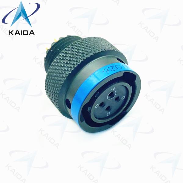7.5A Mil Dtl 38999 Серия II 4 женские шпильки Оливково-зеленый Кадмий D38999 Серия 2