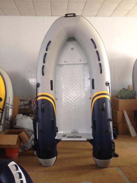 2017 Durable 300cm Aluminum Work Boats , Aluminum Hull Inflatable double bottom