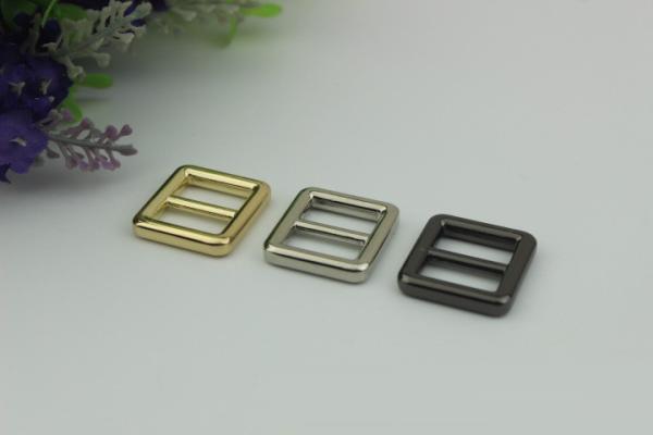 Zinc alloy high plating light gold 16 mm width handbag buckles adjustable strap