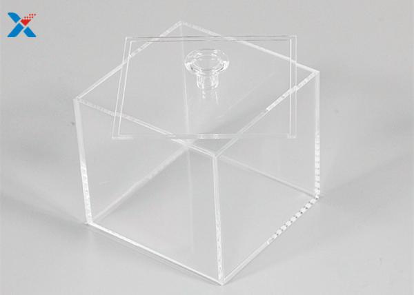 High Transparency Acrylic Packaging Box / Store Candy Box OEM ODM Available