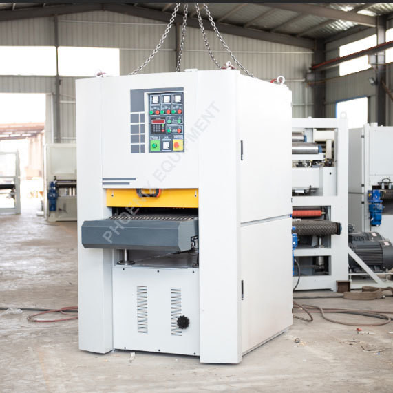 190mm Third Roller Diameter Double-Sided Sanding Machine for Wooden Boards at 0.6Mpa