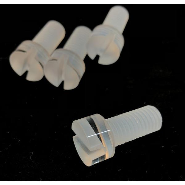 Piezas das alta temperatura de encargo del hilo del vidrio de cuarzo del CNC que