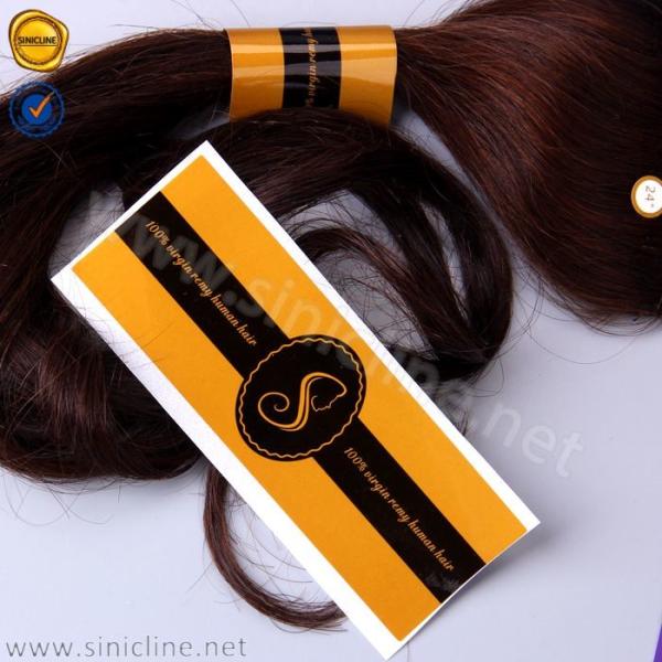 3CM 70MM Removable Matte Paper Sticker Labels Paper For Hair Bundle Hair Extension