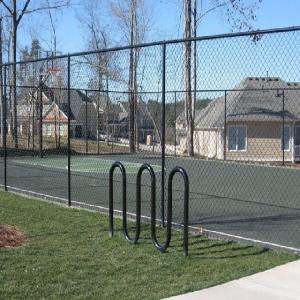 Galvanized Hole Cyclone 60x60 50ft Pvc Coated Chain Link Fencing High 1.8m