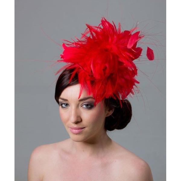 DHL/UPS/FedEx/TNT Shipping Feather Headwear with Goose Feather Flower and Wire Accessory