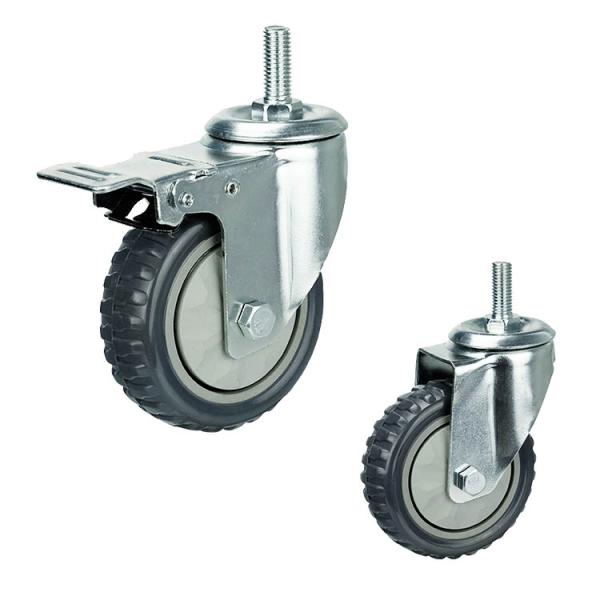 80KG нагружая рицинусы обязанности 125mm средние с противопыльным кожухом