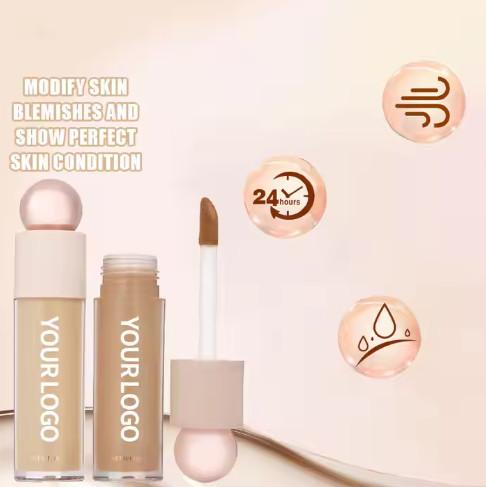 Maquillage Logo personnalisé Fondation végétalienne liquide en gros Fondation imperméable mate