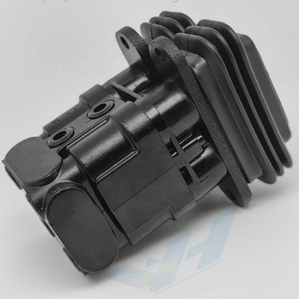 Small E306 Hydraulic Excavator Parts , Stroke Control Foot Hydraulic Pedal Valve
