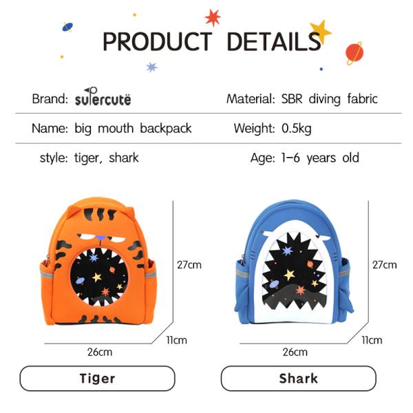 Superctue Daily School Backpack Bag  Large Capacity Customized Logo Childrens Back Pack