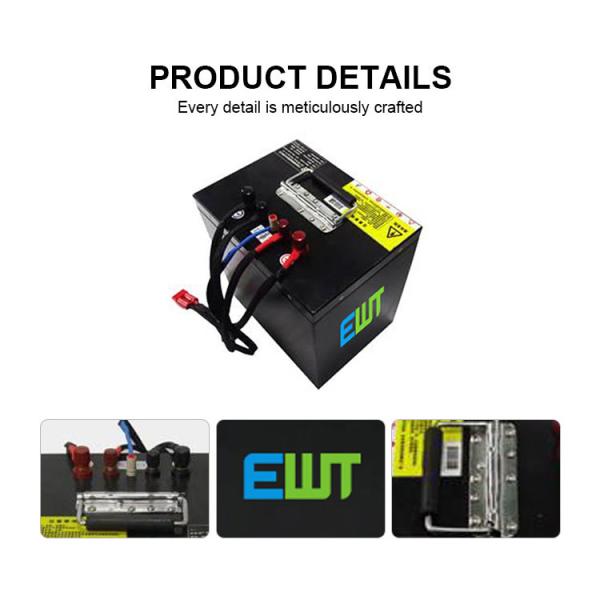 Bateria elétrica de lítio de ferro fosfato de 24 V Personalizada Bateria de lítio de 25,6 V 110 Ah