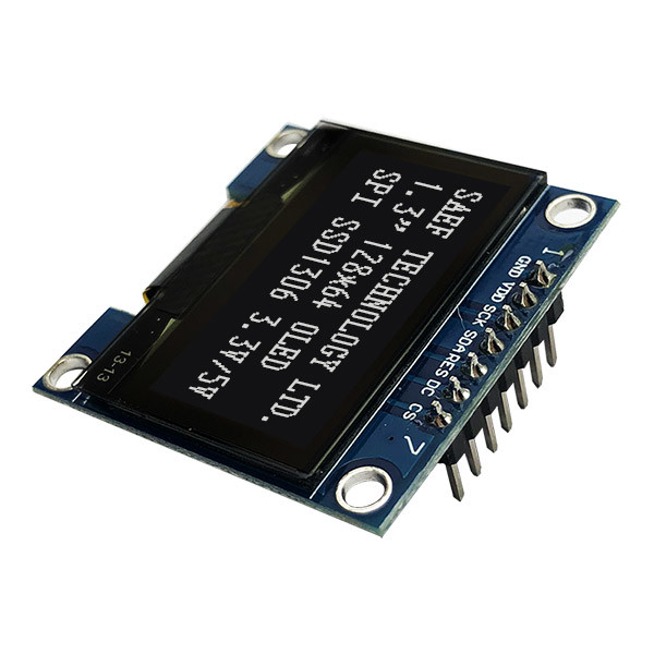 Интерфейс OLED SPI показывает 1,3 Pin дюйма OLED I2c 7 с SH1106 водителем IC
