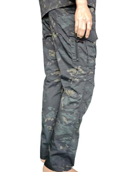 Poly Cotton Lightweight Uniform Set Night Pattern Camo Jacket and Trousers Waterproof Breathable Military Uniform Clothing For Soldiers