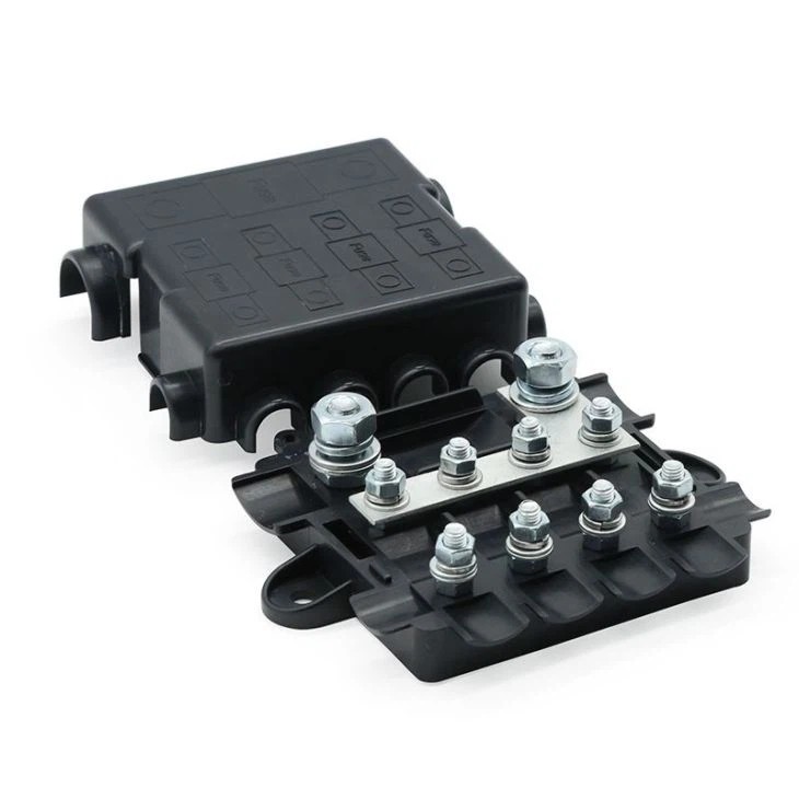Mega Midi 5 Way High Load Four Outlet Midival Fuse Holder Power Distribution Box 5-fold с крышкой для винтового автомобиля