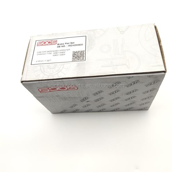 Car Fitment Brake Pads 0044205520 0024209920 A0024209920 for Mercedes Benz Sprinter