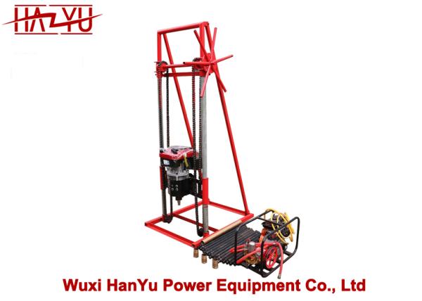 Gasoline Portable Sampling Rig 30m Depth Manual Winch