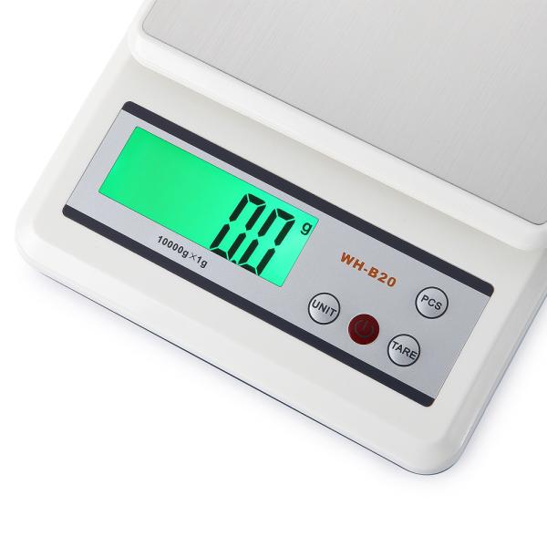 Balance de comptage numérique WH-B20 10 kg 0,1 g pour la mesure du poids des aliments, fonction tare et arrêt automatique par Weiheng