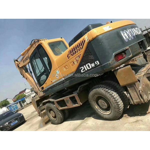 used high quality wheel excavator hyundai 210-7/second hand wheel excavator Hyundai 210-7 on sale