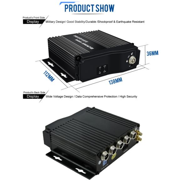 4ch транспортное средство мобильный Dvr мини-автомобиль черный ящик 4G GPS 1080p 256GB SD карта H.264 H.265