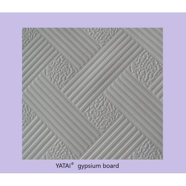 Décoration intérieure en plâtre au chlorure de polyvinyle avec absorption du son 0,4-0.6