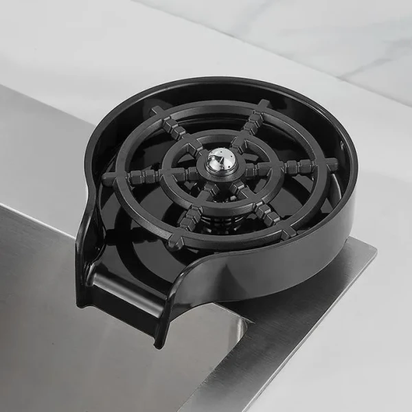 Customized ABS Kitchen Sink Accessories Bar Bottle Cup Glass Rinser for Coffee Lovers