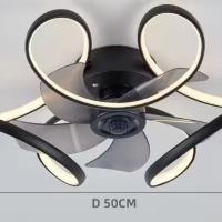 Manufacturer Ceiling Fan Light Bedroom Light Fan Integrated Restaurant Ceiling Lights Creative Modern Invisible Fan Chandelier