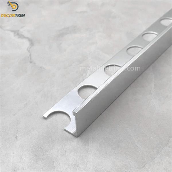 Trim For Ceramic Tiles Metal Tile Trims Tile Edging Strip 2.44 Meters