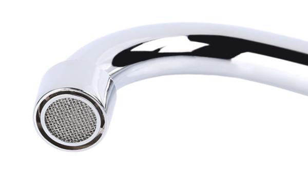 Chromed Plastic Kitchen Tap Water Saving Universal Filter Head Universal Pipe