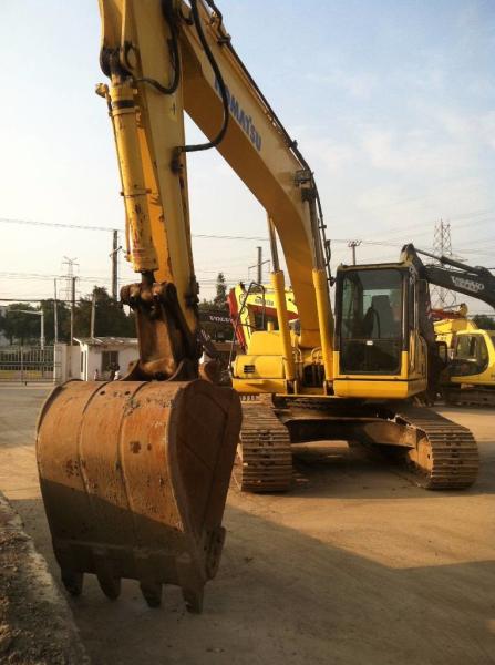 KOMATSU amarela rodou a máquina escavadora, máquinas escavadoras de 22 toneladas PC220LC-8 de KOMATSU