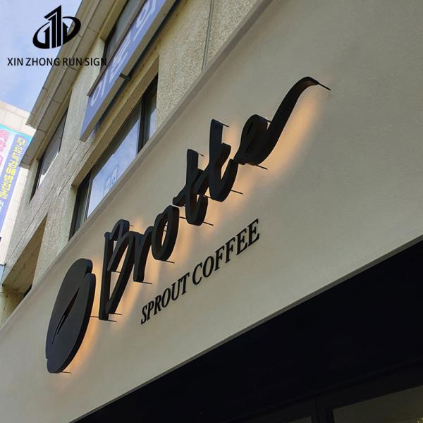 brand new  metal acrylic backlit letters logo led bar sign  shop sign