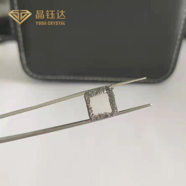 Laboratório branco crescido Diamond For Jewelry do CVD dos diamantes do tamanho laboratório áspero grande